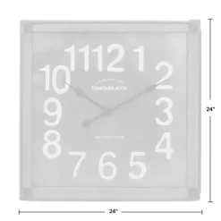 Clocks-Kirkland's Home Industrial Square Liam Clock