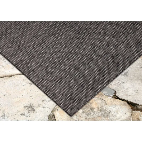 Outdoor Rugs-Kirkland's Home Intertwine Indoor/Outdoor Runner Black