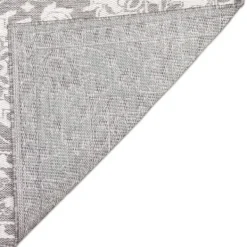 Outdoor Rugs-Kirkland's Home Irene Gray Daffodil Outdoor Area Rug, 6X9 Gray/White