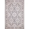 Outdoor Rugs-Kirkland's Home Irene Gray Daffodil Outdoor Area Rug, 4X7 Gray/White