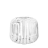 Lanterns-Kirkland's Home Irma Steel Medium Open Rods Lantern White