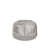 Lanterns-Kirkland's Home Irma Steel Small Open Rods Lantern Gray