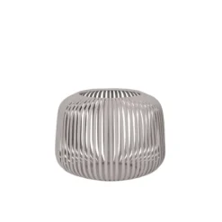 Lanterns-Kirkland's Home Irma Steel Small Open Rods Lantern Gray