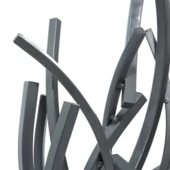 Statues & Figurines-Kirkland's Home Iron Contemporary Branch Sculpture Gray