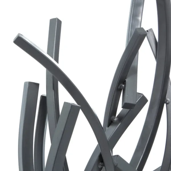 Statues & Figurines-Kirkland's Home Iron Contemporary Branch Sculpture Gray