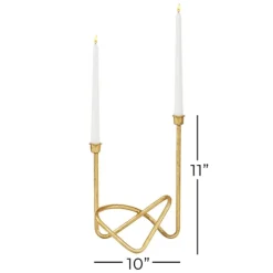 Candle Holders-Kirkland's Home Iron Taper Candle Holder Gold