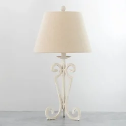Table Lamps-Kirkland's Home Iron Taylor Table Lamp Ivory