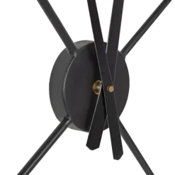 Clocks-Kirkland's Home Isaac Black Modern Wall Clock