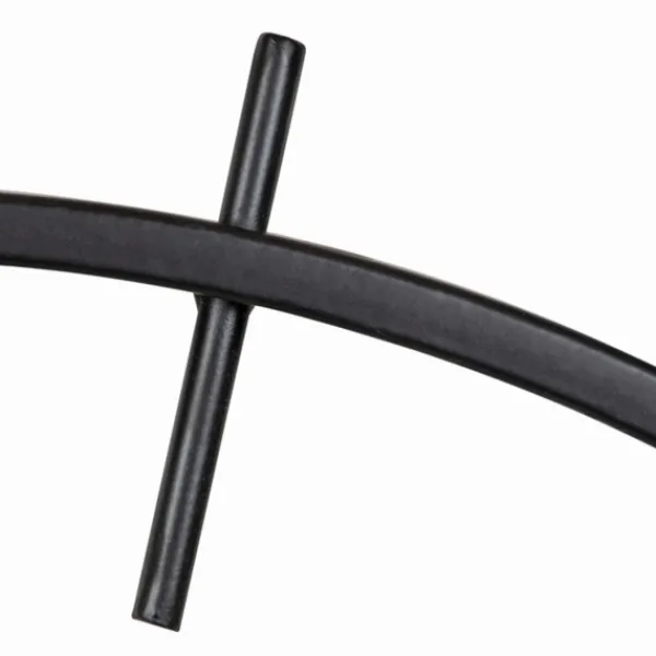 Clocks-Kirkland's Home Isaac Black Modern Wall Clock