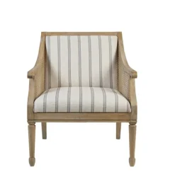 Accent Chairs-Kirkland's Home Isla Martha Stewart Accent Chair Ivory/Blue