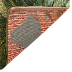 Outdoor Rugs-Kirkland's Home Island Leaf Outdoor Rug, 4X7 Multi