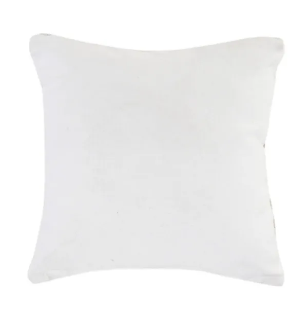 Pillows-Kirkland's Home Ivory Border Natural Close Woven Jute Pillow Ivory/Tan