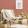 Blankets & Throws-Kirkland's Home Ivory Hypnotic Tassel Throw Ivory/Tan