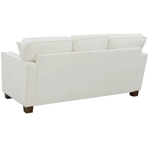 Sofas & Loveseats-Kirkland's Home Ivory Rutledge Sofa White