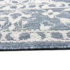 Outdoor Rugs-Kirkland's Home Ivy Indoor/Outdoor Area Rug, 4X7 Blue