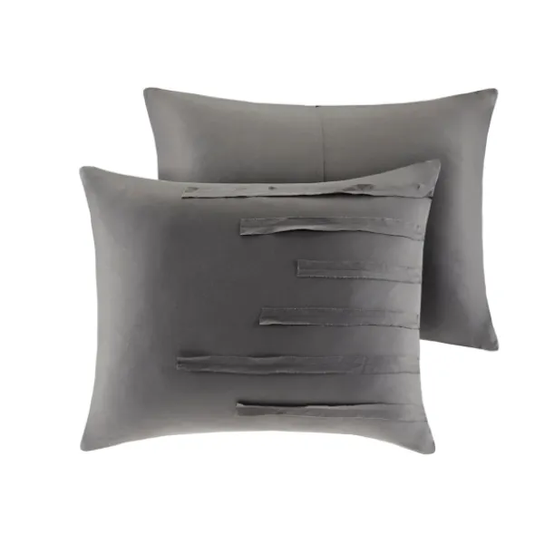 Comforters-Kirkland's Home Janeta 8-Pc. Queen Comforter Set Gray