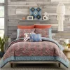 Comforters-Kirkland's Home Jessica Simpson Antara Queen Comforter Set Blue