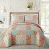 Quilts-Kirkland's Home Jessica Simpson Coral Ikigai King Quilt Set Pink/Blue