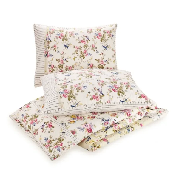 Quilts-Kirkland's Home Jessica Simpson Pink Phillipa King Quilt Set White/Pink