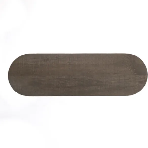 Console Tables-Kirkland's Home Jodi Mango Wood Console Table Gray/Black