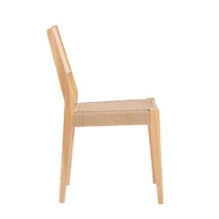 Dining Chairs-Kirkland's Home Judith Natural Woven Rope Dining Chairs, Set Of 2 Tan