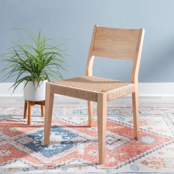 Dining Chairs-Kirkland's Home Judith Natural Woven Rope Dining Chairs, Set Of 2 Tan