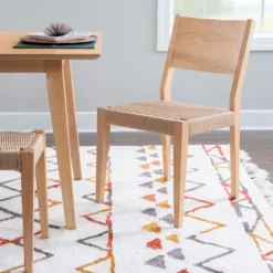 Dining Chairs-Kirkland's Home Judith Natural Woven Rope Dining Chairs, Set Of 2 Tan