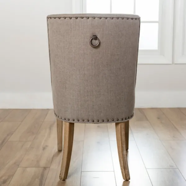 Dining Chairs-Kirkland's Home Julia Upholstered Dining Chair Gray