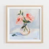Framed Art-Kirkland's Home June Roses Framed Art Print Pink/Green/Blue