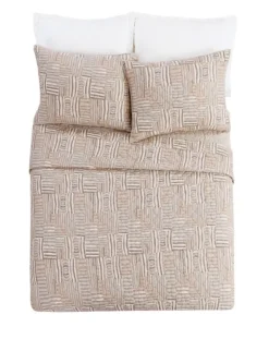 Quilts-Kirkland's Home Justina Blakeney Abrazo 3-Pc. King Quilt Set Tan