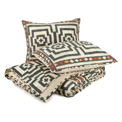Quilts-Kirkland's Home Justina Blakeney Black Hypnotic King Quilt Set Black/White