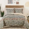 Quilts-Kirkland's Home Justina Blakeney Black Hypnotic Queen Quilt Set Black/White