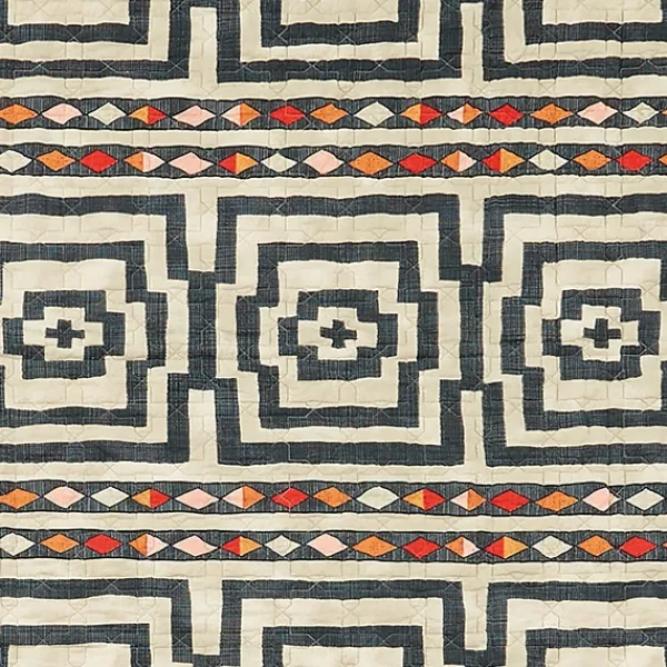 Quilts-Kirkland's Home Justina Blakeney Black Hypnotic Queen Quilt Set Black/White