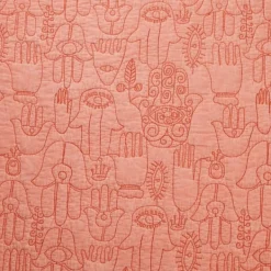 Quilts-Kirkland's Home Justina Blakeney Blush Hamsa King Quilt Set Pink