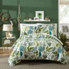 Duvets-Kirkland's Home Justina Blakeney Green Jardin Queen Duvet Set Green/Blue/White