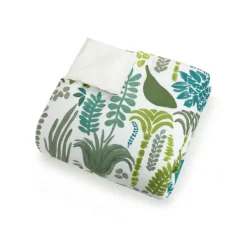 Duvets-Kirkland's Home Justina Blakeney Green Jardin Queen Duvet Set Green/Blue/White