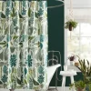 Shower Curtains-Kirkland's Home Justina Blakeney Green Jardin Shower Curtain Green/Blue/White