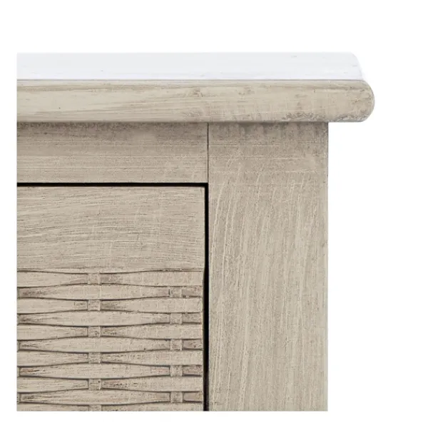Accent & End Tables-Kirkland's Home Karson Carved Turned Legs Accent Table Gray