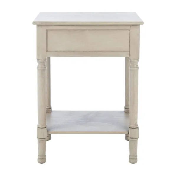 Accent & End Tables-Kirkland's Home Karson Carved Turned Legs Accent Table Gray
