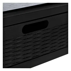 Accent & End Tables-Kirkland's Home Karson Carved Turned Legs Accent Table Black
