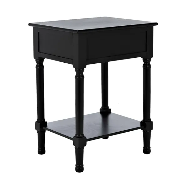 Accent & End Tables-Kirkland's Home Karson Carved Turned Legs Accent Table Black