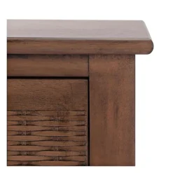 Accent & End Tables-Kirkland's Home Karson Carved Turned Legs Accent Table Brown