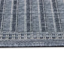 Outdoor Rugs-Kirkland's Home Kaya Navy Gradient Indoor/Outdoor Area Rug, 6X9 Blue