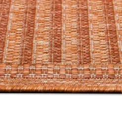 Outdoor Rugs-Kirkland's Home Kaya Rust Gradient Indoor/Outdoor Area Rug, 6X9 Orange