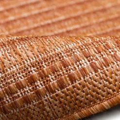 Outdoor Rugs-Kirkland's Home Kaya Rust Gradient Indoor/Outdoor Area Rug, 6X9 Orange