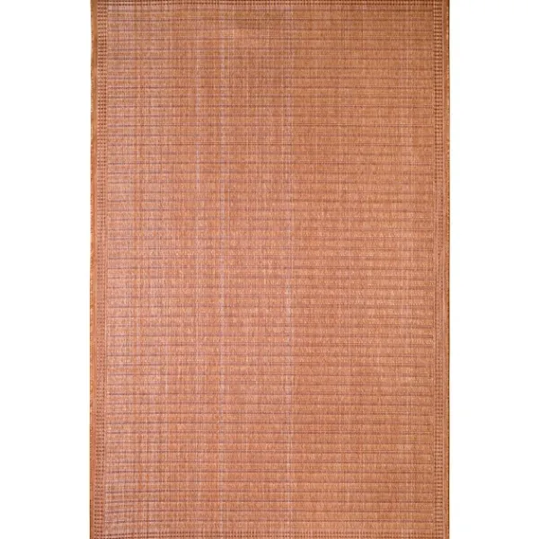 Outdoor Rugs-Kirkland's Home Kaya Rust Gradient Indoor/Outdoor Area Rug, 4X7 Orange