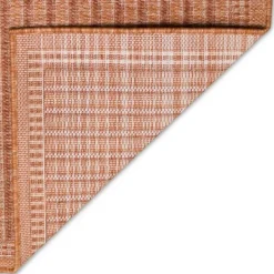 Outdoor Rugs-Kirkland's Home Kaya Rust Gradient Indoor/Outdoor Area Rug, 4X7 Orange