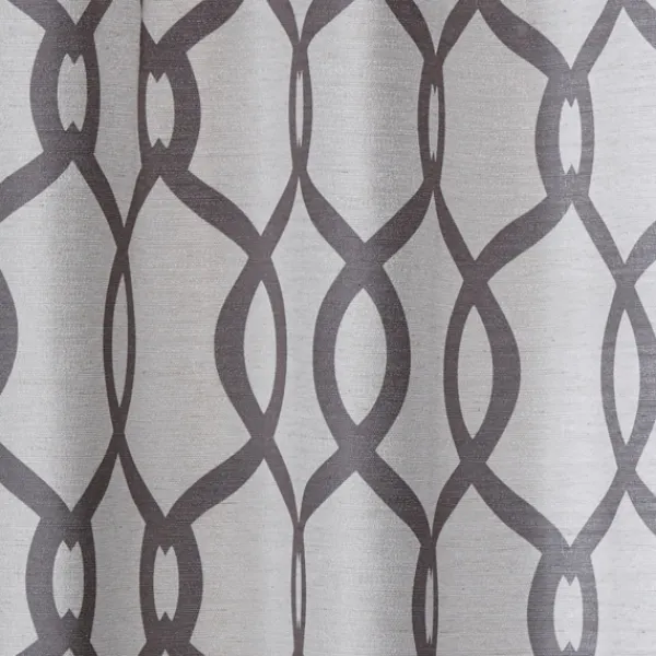 Curtains & Drapes-Kirkland's Home Kenzie Curtain Panel Set, 108 In. Gray