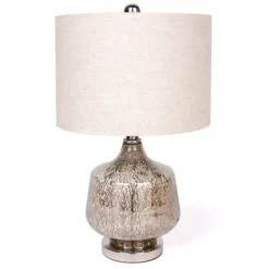 Table Lamps-Kirkland's Home Kinsley Glass Table Lamp White