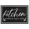 Wall Quotes & Signs-Kirkland's Home Kitchen Memories Canvas Wall Plaque Black/White